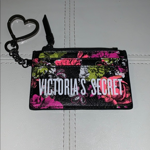 Victoria's Secret Accessories - Victoria’s  Secret coin key chain, wild flower